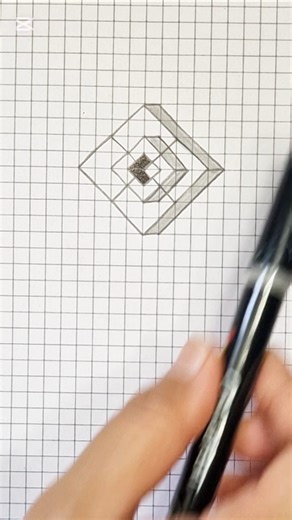 Cool 3d Art Drawing! #3d #art #opticalillussion #3ddrawing #drawing #3dart