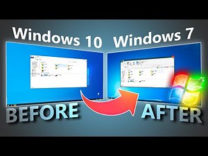 How to make Windows 10 21h1 look like Windows 7 || Windows 7 Theme For Windows 10 21h1