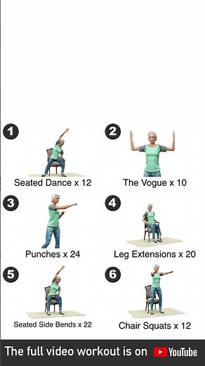 20 Min Belly Fat Workout: Seated Exercises for Seniors