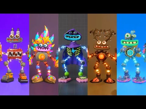 All Epic Wubbox 3D On Island | Epic Wubbox Ethereal 3D