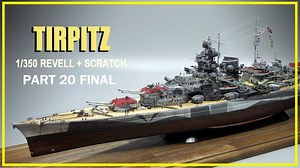 Ebroin's Miniatures横跨五年的1/350 提尔皮茨号战列舰模型制作完成！第二十集