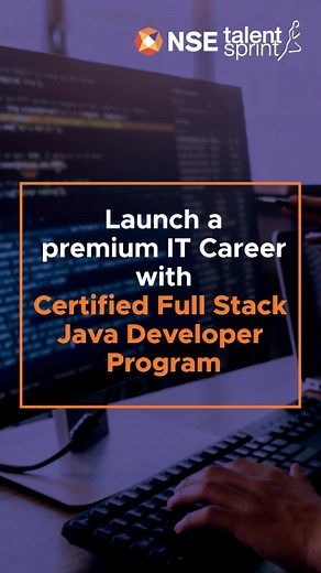 The world is witnessing an exponential rise in the demand for full-stack developers. With expertise in various aspects of technology, they are among the most valuable professionals in the IT industry. The Certified Full Stack Java Developer Program offers a comprehensive learning opportunity, equipping you with the skill sets to work with a wide array of programs, build innovative technology solutions, and adapt to evolving industry trends. Take the first step toward becoming a sought-after prof