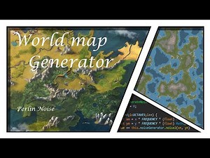 Fantasy world map generator with Perlin noise | Perlin noise explained
