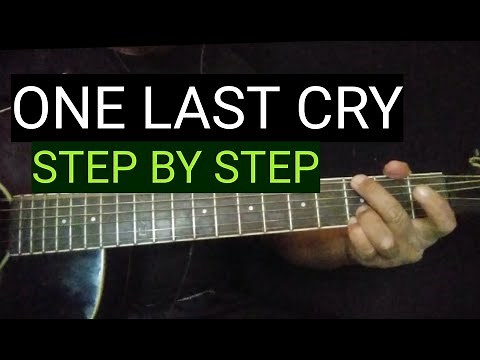 ONE LAST CRY Easy Guitar Tutorial STEP BY STEP #howtoplayonelastcry #Onelastcry #brianmcknight