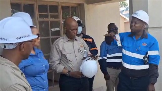 8.4K views · 47 reactions | Botswana Housing Corporation Senior Project Quality Assurance Officer Mr Tumelo Lepere briefing the Minister of Water and Human Settlement, Hon. Onnetse Ramogapi about the progress of BHC houses in Kazungula. The Minister was accompanied by area MP Hon. Simasiku Oscar Maplanka, the Permanent Secretary Ms Bonolo Khumotaka, BHC CEO Mr Nkaelang Matenge and the District Leadership | Ministry of Water and Human Settlement BW | Facebook