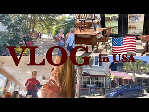 (アメリカVlog) フロリダ観光 / アンティークの町マウントドラ / 英語注文