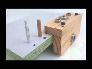 Multi drilling guide for Minifix fasteners and Dowels (English Subtitles)