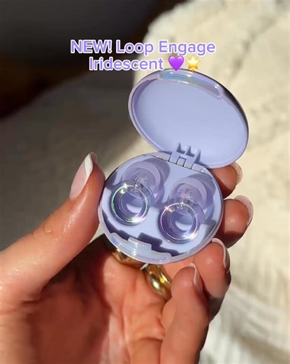1.3K views | We heard you Loop Engage Iridescent earplugs were so popular, we just had to bring them. You’ll love:  Same shiny look, new pastel pop  Enjoy clearer chats anywhere  No ‘underwater feeling’ when you speak  Reusable & washable Limited edition ✨ 100-day hassle-free returns. | Loop | Facebook