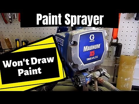 Graco Magnum X5 Won't Prime