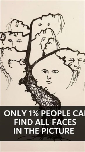 The 1% Test: Can You Find All 10 Hidden Faces? (High CTR)