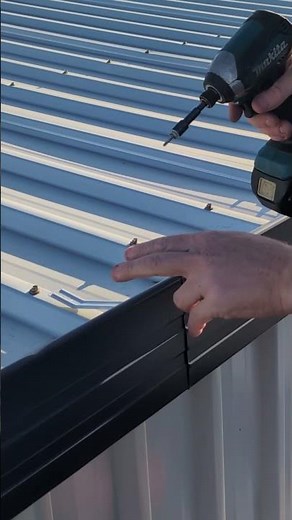 How to install a universal gutter bracket - Trimdek Metal Roof #roofing #gutter #installation #diy