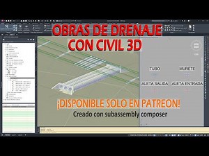 culvert / cross drainage structure / engineering structure / culvert box civil 3d