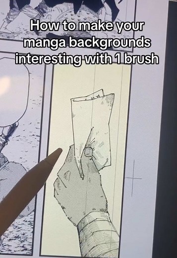 Enhancing Manga Backgrounds with Texture Brushes