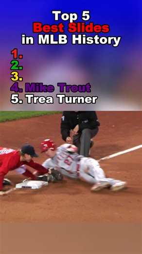 Top 5 Best Slides in MLB History #mlb #baseball | Sleek Strikeout