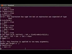 Ocaml Initiation et bases pour tous #2