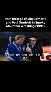 Rare footage of Jim Cornette and Paul Orndorff in Smoky Mountain Wrestling (1991) | No Context Jim Cornette