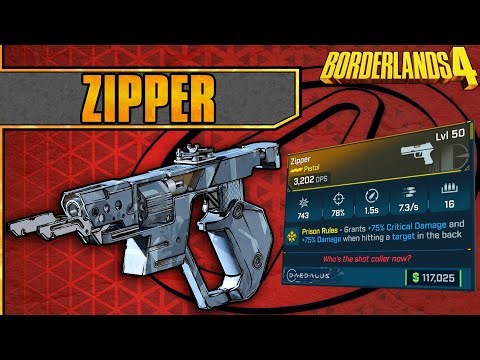 ZIPPER | Borderlands 4 Legendary Item Guide