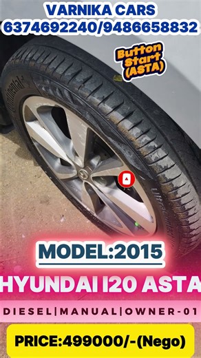 Hyundai I20 Asta|Single Owner|Diesel|Varnika cars Kallakkurichi|Swift dzire|Budget price|Less Driven