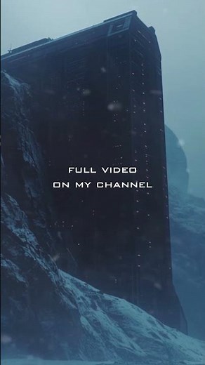 Mysterious Sci-Fi Facility in a Blizzard ❄️ Atmospheric Space Ambience #ambience #spacevibes