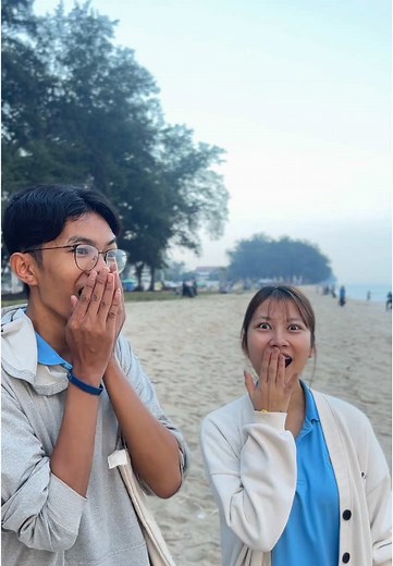 ถึงกับต้องว้าว #หาดชลาทัศน์สงขลา #มอทักษิณสงขลา #ฟีดดดシ #fyp