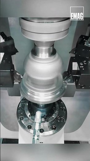 VT 2 - 4-axis machining of differential housings #emaggroup #manufacturing #machine #shorts