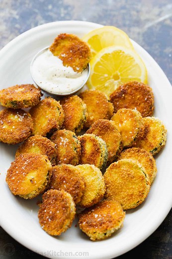 Crispy Fried Zucchini with Best Dipping Sauce