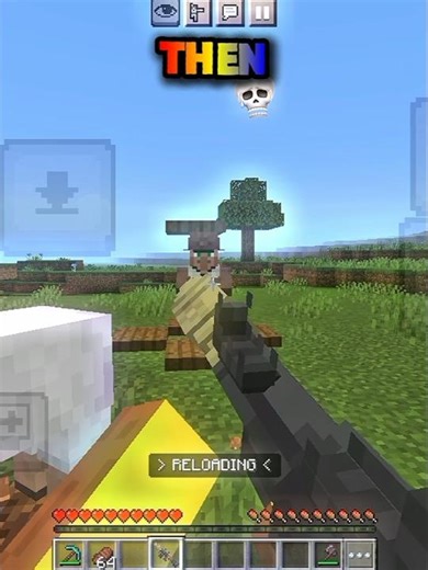 cool mods☠️ now vs then'' #minecraft #shorts #trending