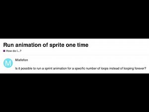 Animation Loop Limiting | GDevelop 5 Tutorial
