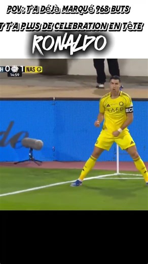 Pov: T’a déjà marqué 968 buts et t’a plus de celebration en tête