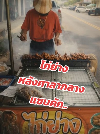 ไก่ย่าง หลังศาลากลาง #เทรนด์วันนี้ #ไก่ย่าง #ไรเดอร์ส่งอาหาร #Soraai #viral
