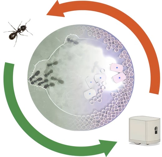 Simple robots inspired by ants collectively build and excavate