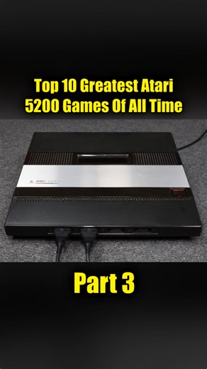 Top 10 Greatest Atari 5200 Games PART 3 The Atari 5200 ProSystem had around 70 games made for it. In this video, I go over the Top 10 titles that people put on their own personal "favorites" list. They may also refer to them as the "best, greatest, top, good, number 1, most recommended, must play," just as long as it's a personal list. The footage was mostly captured using the kat5200 emulator running on a PC. A few games were captured from the Atari 50th collection on the PS5. #gaming #retrogam