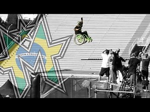 Aaron Wheelz Fotheringham Makes First Jump on MegaRamp in Wheelchair