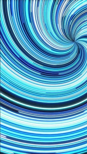 Blue Neon Glow Loop 4K | Twisting Light Lines Motion #GlowEffect