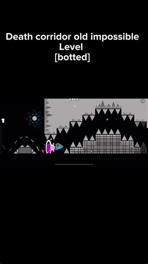 Death corridor botted level #geometrydash #deathcorridorgd