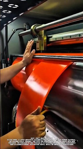 Industrial Rubber Sheet Processing Machine | Precision Cutting & Shaping.