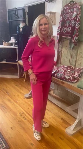 Today’s OOTD is “pretty in pink” Pam! | Burty's Boutique