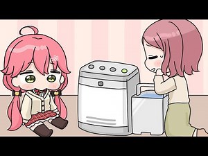 Miko's mom got embarrassed after learning Miko didn't put water inside humidifier[Animated Hololive]