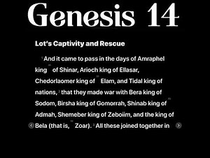 Genesis 14 The Bible NKJV 4K Audio Dramatized with Text