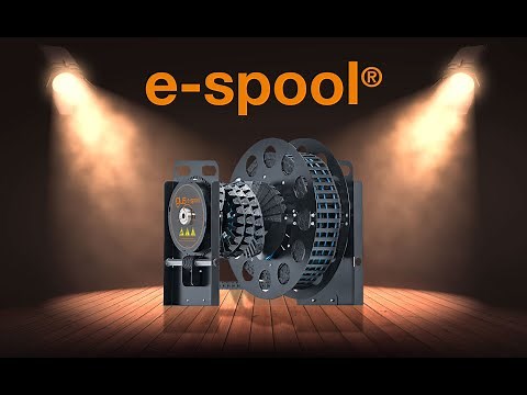 Federleitungstrommeln e-spool® ohne Schleifring für verschiedene Anwendungsbereiche