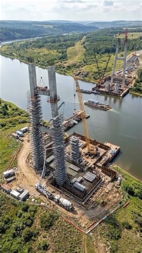 🌉 The Incredible Journey of a Bridge Being Built Construction Timelapse 🌉