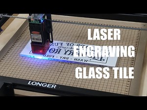 Laser Engraving Glass Tiles