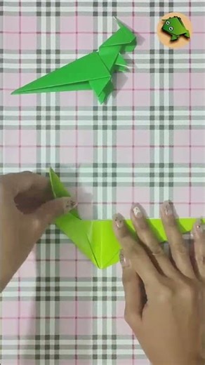 Origami Parasaurolophus Dinosaur #Origami #OrigamiDinosaur #OrigamiWorld