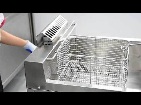 friteuse gaz professionnelle en acier inoxydable - [GF-17H] - Equipementrpro