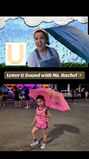 U says Uh! ☂️ | Letter U & Umbrella | Learn ABC Phonics with Ms. Rachel | Athena Pariz