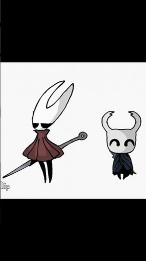 Hollow knight funny animation(Lazy)#flipaclip #animation #hollowknight