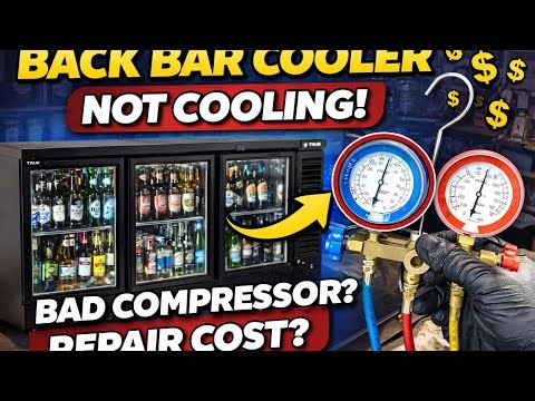 True TBB-4G-HC-LD Back Bar Cooler Not Cooling | Bad Compressor Diagnosis & Repair Cost Decision