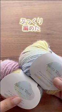 ぷっくりしてて可愛く編めたバッグ。かぎ針編み Crochet Bag.