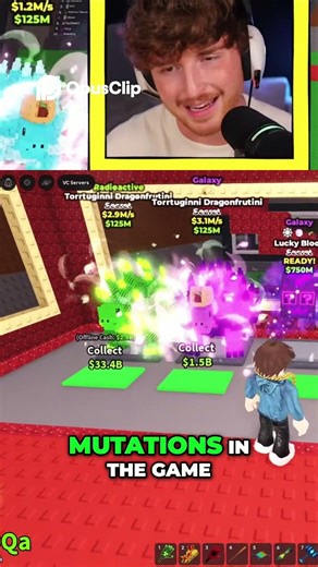 Caylus 🤑 INFINITE LUCK! Tortuguiti Awesome Galaxy Mutation & Block Luck Fail! #stealabrainrot