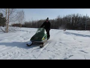 Skiroule rt 440 revival and ride (Part 2) vintage snowmobile